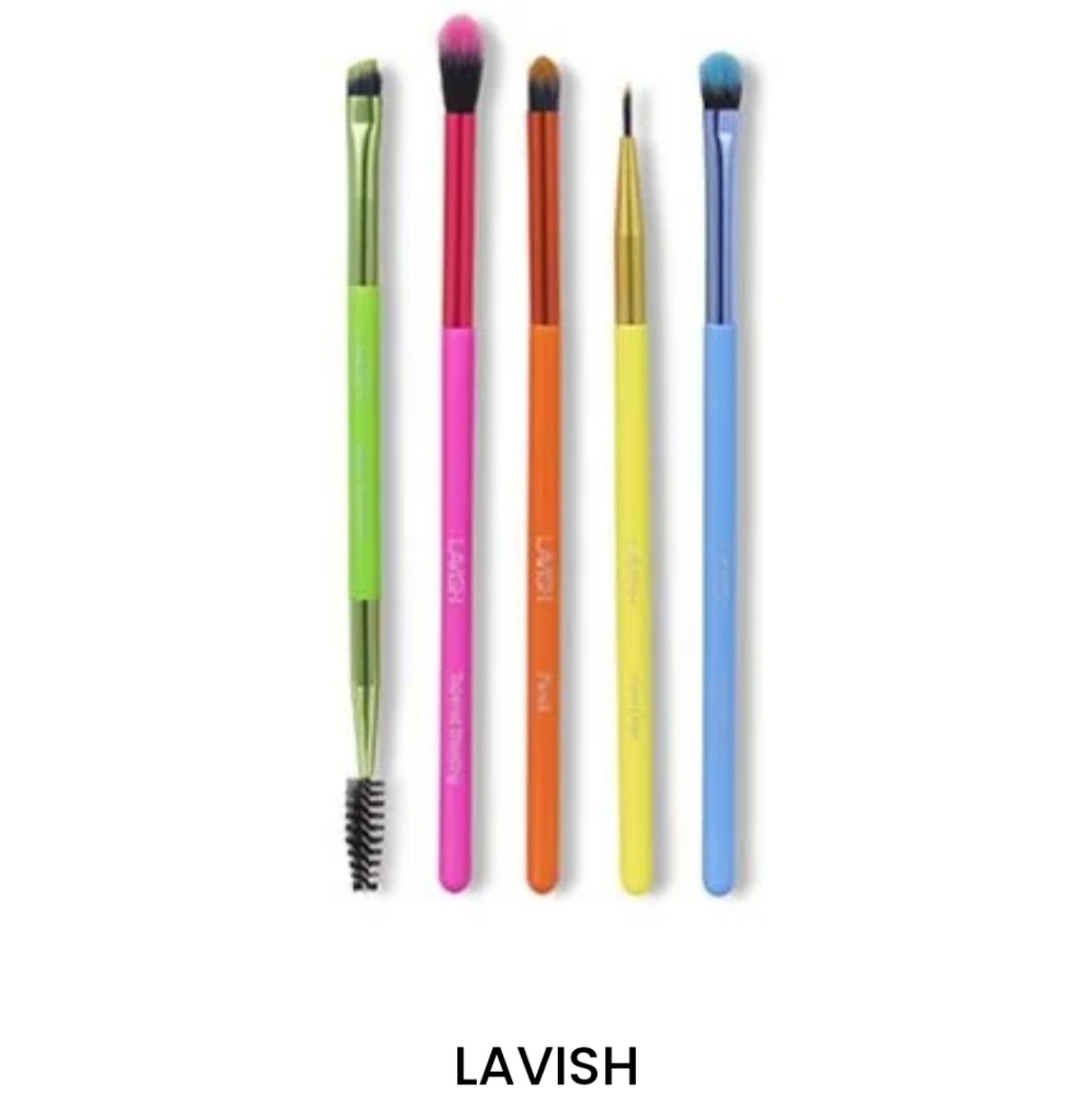 Lavish 5 piece makeup brush set